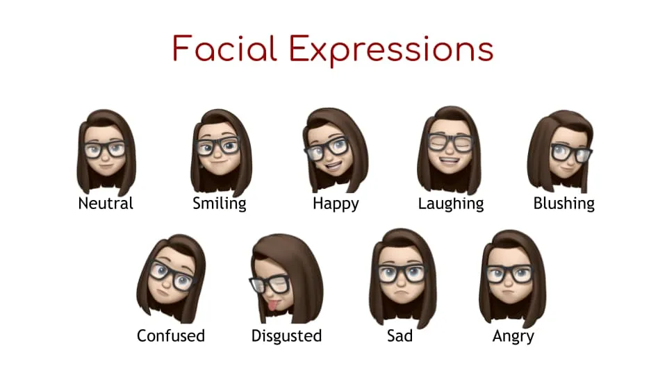 Eve's facial expressions